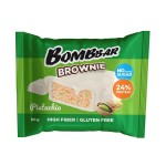 Печенье протеиновое, Bombbar (Бомббар) 50 г Брауни глазированное фисташка