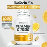 Витамин C, BioTechUSA (БиотехЮЭсЭй) таблетки 1000 мг / 1800 мг 30 шт