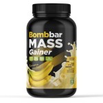 Гейнер, Bombbar (Бомббар) 1000 г банановый коктейль банка