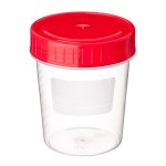 Контейнер для биопроб, 60 мл нестерильный с завинчивающейся крышкой