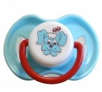 Соска-пустышка силиконовая, Lubby (Лабби) 1 шт арт. 11400 Веселые животные симметричный сосок кольцо колпачок с 6 мес