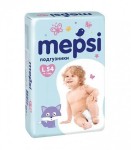 Подгузники, Mepsi (Мепси) 9-16 кг р. l 54 шт