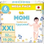 Подгузники-трусики, Momi (Моми) 15-20 кг р. XXL №32 Комфорт кэа