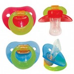 Соска-пустышка силиконовая, Пома 1 шт арт. 2612г ортодонтическая для активных малышей с 4 мес. голубая