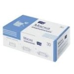 Маска медицинская одноразовая, Matopat (Матопат) 30 шт MA-142-MO3U-100 3-х слойная