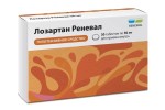 Лозартан Реневал, таблетки покрытые пленочной оболочкой 50 мг 30 шт