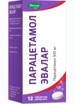 Парацетамол Эвалар, таблетки шипучие 500 мг 12 шт