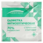 Салфетка антисептическая, р. 100ммх100мм 80 шт стерильная спиртовая