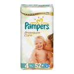 Подгузники, Pampers (Памперс) 7-14 кг 52 шт премиум макси