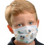 Маска медицинская одноразовая, 1 шт нестерильная детская с рисунком 2400003675805