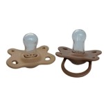 Соска-пустышка силиконовая, Будь здоров! 2 шт арт. С0004 классическая с кольцом с 0+ мес в индивид. упак.